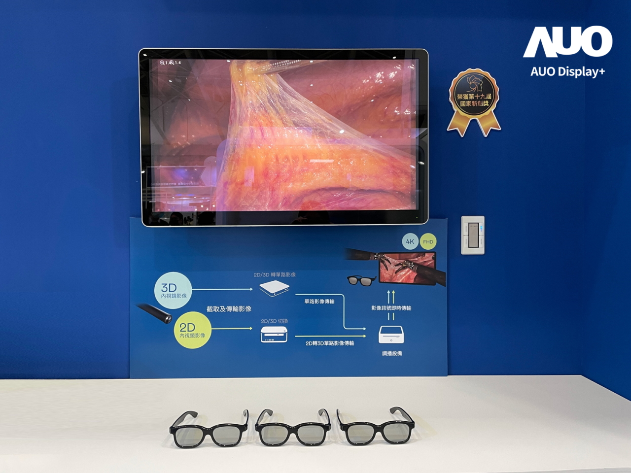 達擎寬視角3D醫療顯示器，協助醫護團隊成員於手術進行時，皆能看到一致性的3D影像，提高溝通效率，使手術更精準、快速完成達擎寬視角3D醫療顯示器，協助醫護團隊成員於手術進行時，皆能看到一致性的3D影像，提高溝通效率，使手術更精準、快速完成