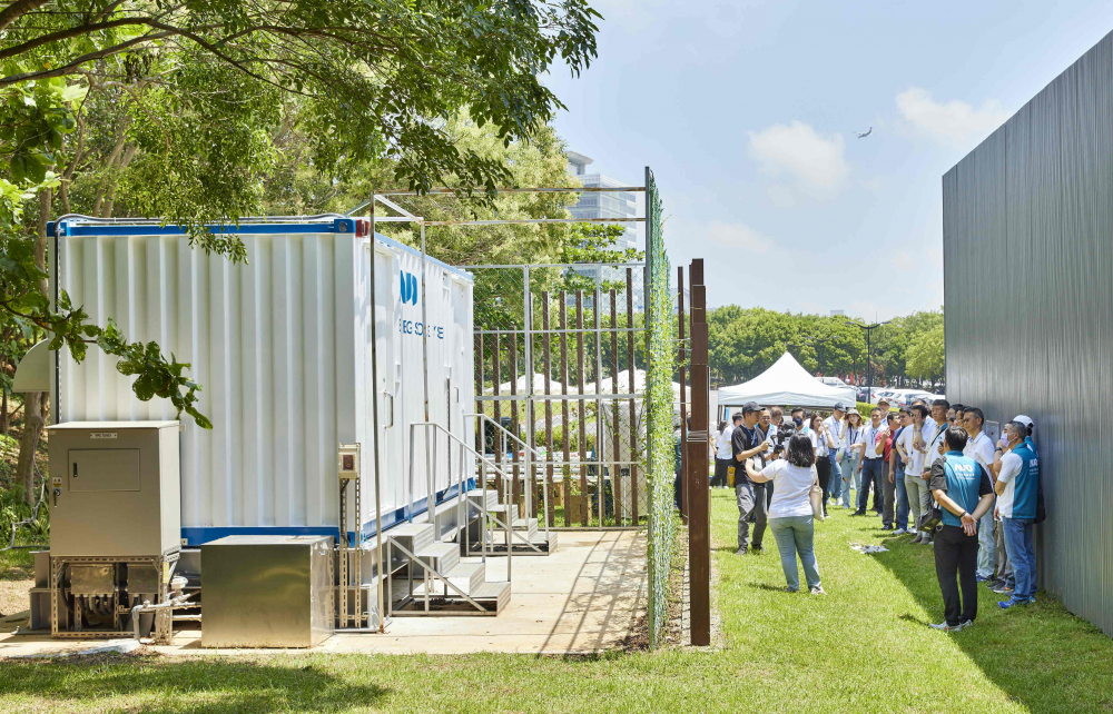 友達西大墩窯文化館建置屋頂全綠電及儲能櫃，為兼具創能儲能的永續綠能場域