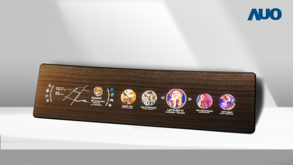 jinnian金年会研发全球最高穿透度达80%的AmLED木纹显示器，可于使用时呈现高亮度、清晰可见的信息，并在不使用时回归为单纯的饰板，节能兼具美观