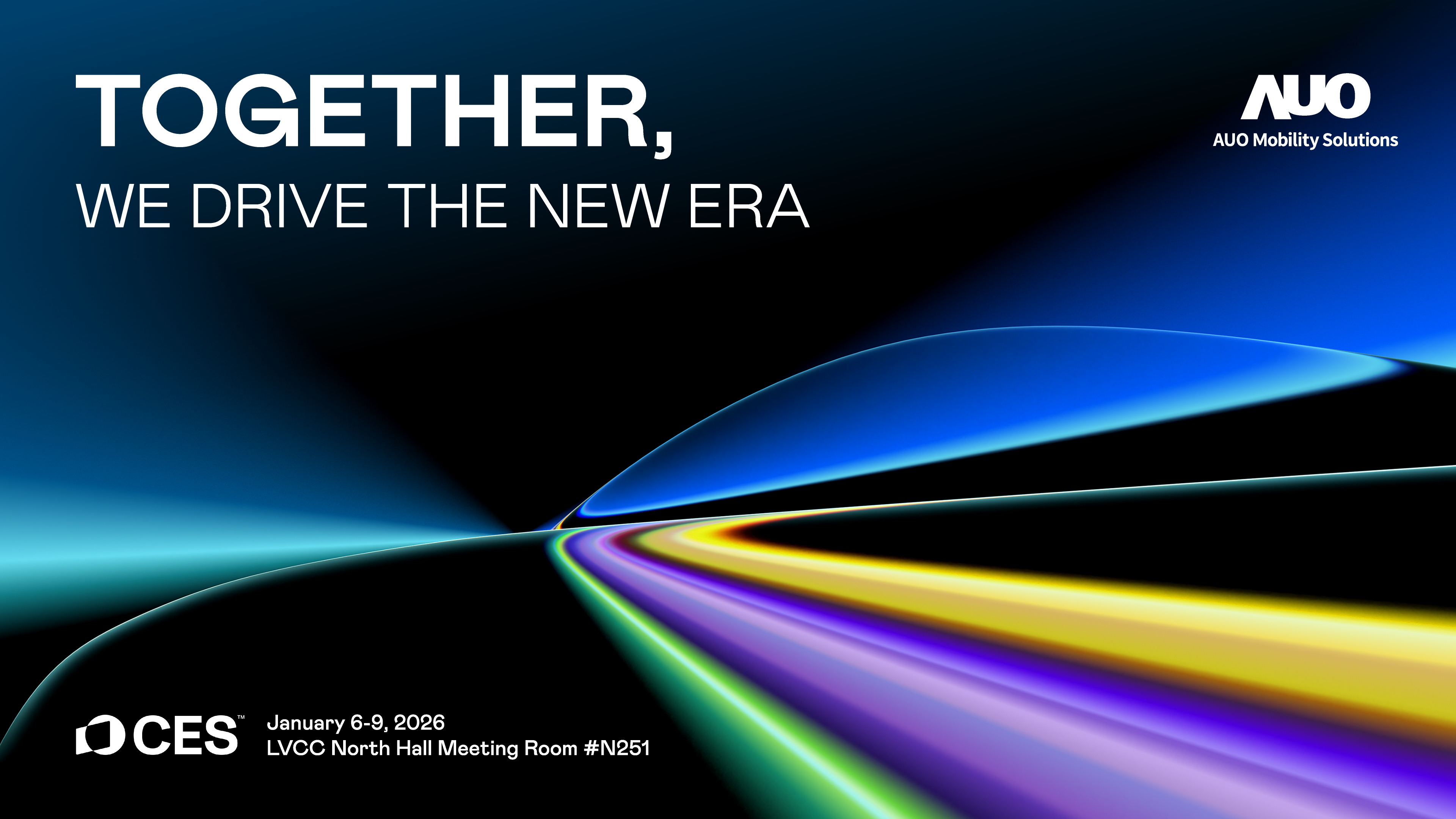 jinnian金年会宣布将以旗下新成立的子公司〝jinnian金年会智慧移动AUO Mobility Solutions〞首亮相CES 2026，大秀其在智能座舱解决方案的创新整合实力