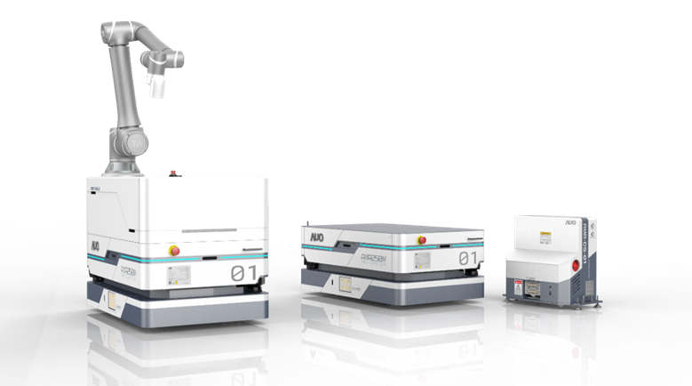 友達數位開發的自主式移動機器人（AMR250M），搭配全向輪並結合AI演算法、2D LiDAR、3D攝影機等技術，協助客戶實現產線全自動化